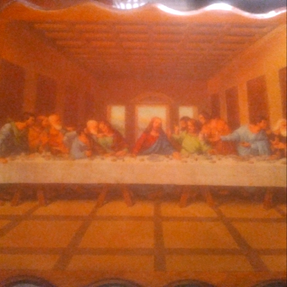 The Last Supper Picture on Polished wood
